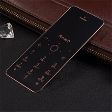 2015 New Anica A6 Mini Emergency Card Phone OLED Display Backup Fashion Wallet Phone GSM Ultrathin
