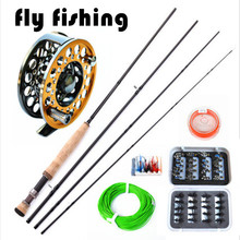 Leyte skyhawk set fly fishing rod fly fishing reel fishing tackle lure set fishing rod