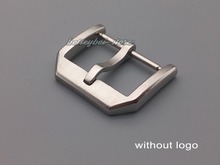 18 mm nueva venda de reloj pin grapa hebilla de cierre de plata cepillado de alta calidad en acero inoxidable para IWCwatch sin logo