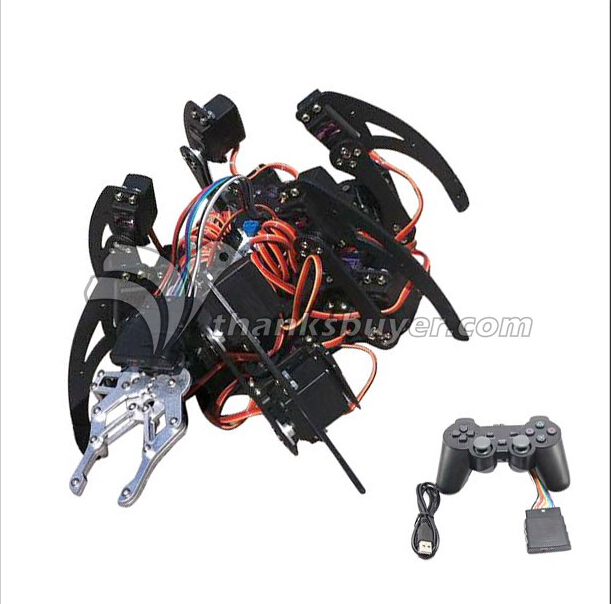 20DOF Aluminium Hexapod Robotic Spider Robot Frame Kit w/ 20pcs MG996R Servo & 32 Ch Control board