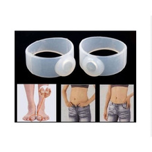 USA Stock! Pair Silicone Magnetic Body Toe Ring Keep Slim Lose Weight Health Care Beauty