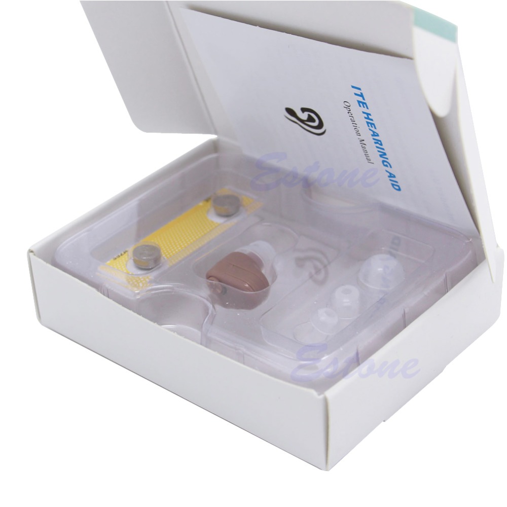 For AXON K-55 Smallest Mini Volume Adjustable Tone Hearing Aid Aids Sound Amplifier