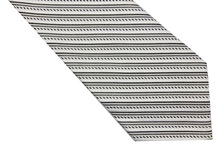 NT0517 Black White Stripe Classic Smooth Man s Casual Jacquard Woven Silk Polyester Necktie Business Knit