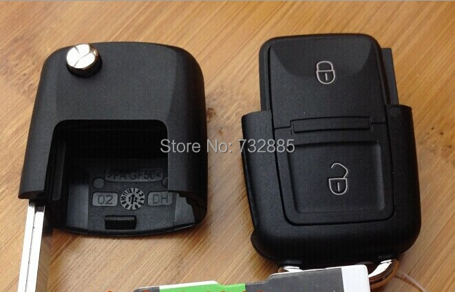 VW 2 Button Flip Remote Key Shell For MK4 Seat Altea Alh(9).jpg