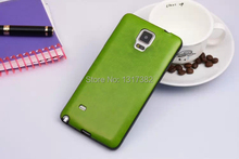 Luxury Leather Case Simple Retro Back Cover Shell For Samsung Galaxy Note 4 N9100 IV Cellphone