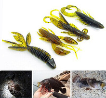 Ice fishing lure soft bait sea fishing tackle jig wobbler swivel rubber lure fishing kit silicone bait protein soft worm shrimp