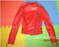 Black red natural sheepskin coat genuine leather coats slim women s stand collar motorcycle leather jackets