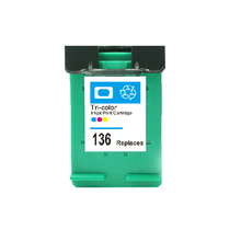 1PC C9361HE Ink Cartridge For 136 For HP136 DJ 5440 Psc 1510 Photosmart 7830 Printer