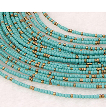 Collier Femme for 2015 Fashion Boho Necklace Women Jewelry Beads Multi layer Choker Statement Necklaces Pendants