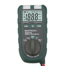 Mastech MS8232A 4 » Mini Auto Range multímetro Digital DMM amperímetro voltímetro Ohmmeter NCV Tester con luz de Flash Multimetro