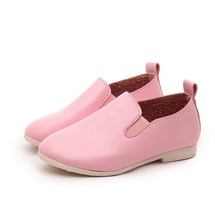 2016 spring Summer children leather font b shoes b font kids fashion sneakers boys loafers running