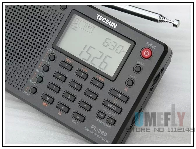 Tecsun PL 380 Portable Radio fm Stereo High performance low power multifunctional All band digital demodulation
