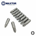 10Pcs 1 4 PZ2 Hex Pozi Screwdriver Bits Tools Set Kit 25MM