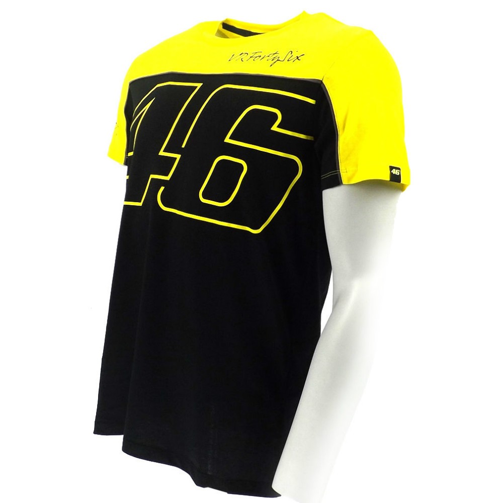 VRfortysix-Rossi-VR46-Large-46-Yellow-Panel-Moto-GP-T-shirt-Black-2015 (3)