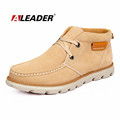 Aleader Genuine Leather Winter Boots Men New Winter Martin Boots For