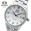 Original authentic fashion business casual men s watch quartz watch waterproof high grade hot strip white