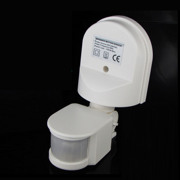 180 Degree 12M Automatic Adjustable Security Infrared Motion Sensor Switch 110V-220V PIR Detector Wall Mount Outdoor Light Lamp