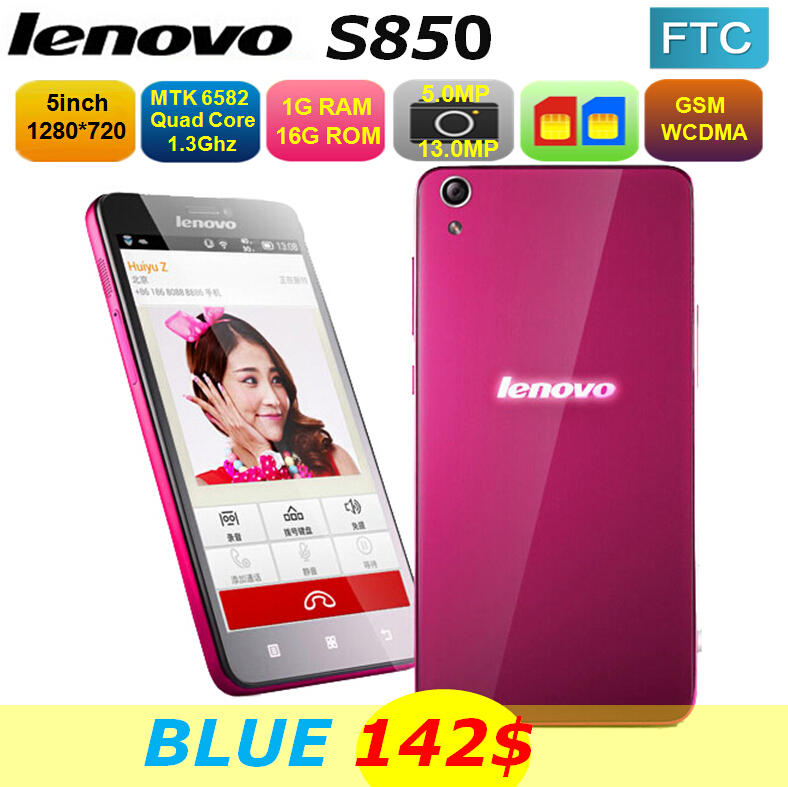   Lenovo S850, mtk6582 Android 4.4  1.3  5,0 