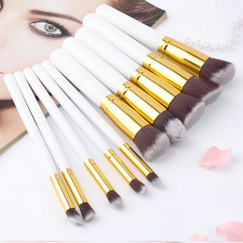 10pcs professional makeup brushes Set beauty Make Up Brushes Set foundation brush Kits kabuki powder brushes