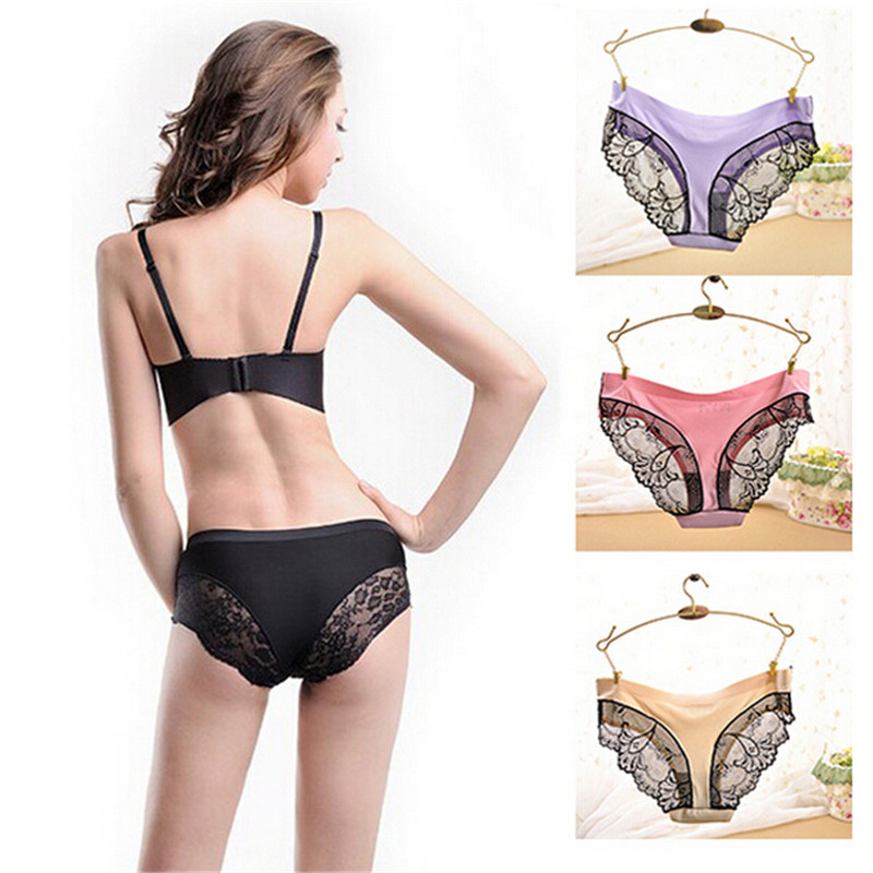 LY710 2016 New Arrival Plus Size Underwear Women Sexy Lace Panties Victoria font b Lingerie b