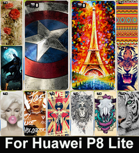 Телефон чехол Huawei Ascend P8 облегченная пластик, 22 узор чехол для Colorful печать рисунок жёсткая чехол для P8 облегченная прозрачный