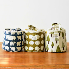 New Printing Cotton Beam Port Portable Cooler Bag Lunch Bags Sweet Tote Bags Picnic Bag Organizer