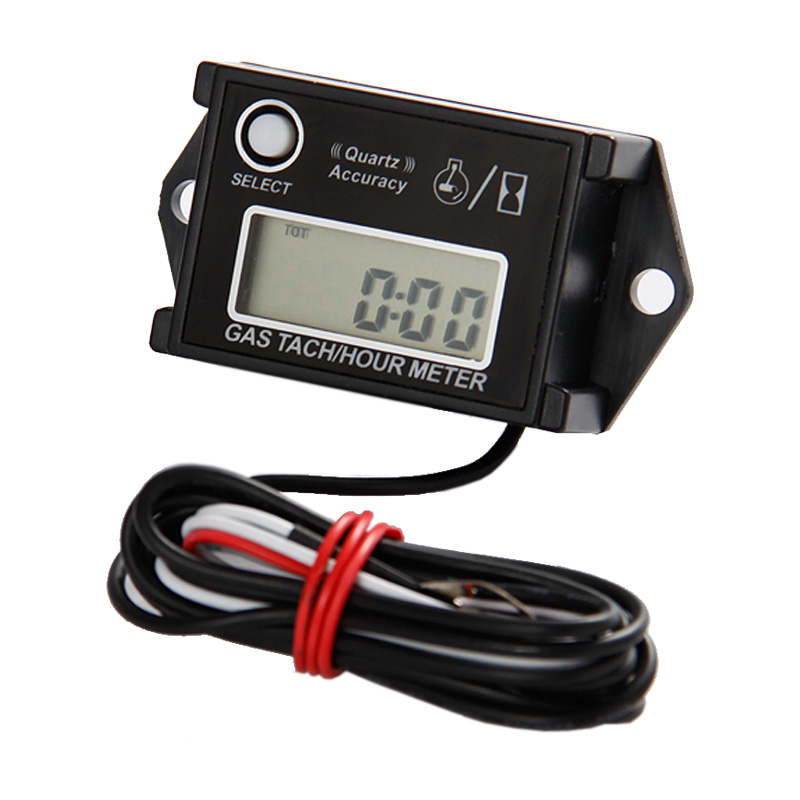 Free Shipping China Factory Cheap Run Leader Tiny Tach Hour Meter Tachometer For Gasoline Engine 2