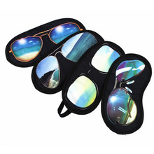 Leisure Sleep Eye Mask Shade Protector Cover Eyepatch Blindfold Shield Soft Travel Sleeping Aid Cover Light