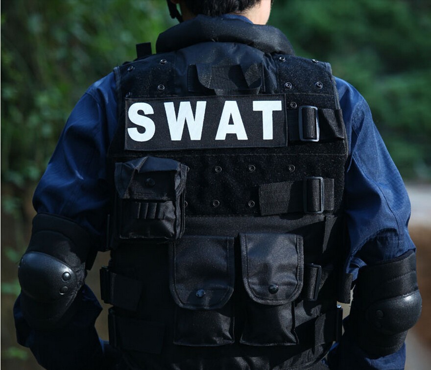 Man\'s tactical vest ,bulletproof vest Molle Tactical bulletproof vest Black vest cs vest (23)