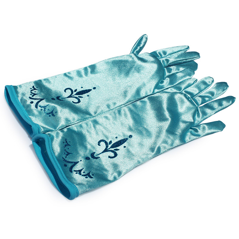 10pair set New arrival 2014 Hot Sell Children Elsa gloves with elastic Girl Winte blue Sleeve