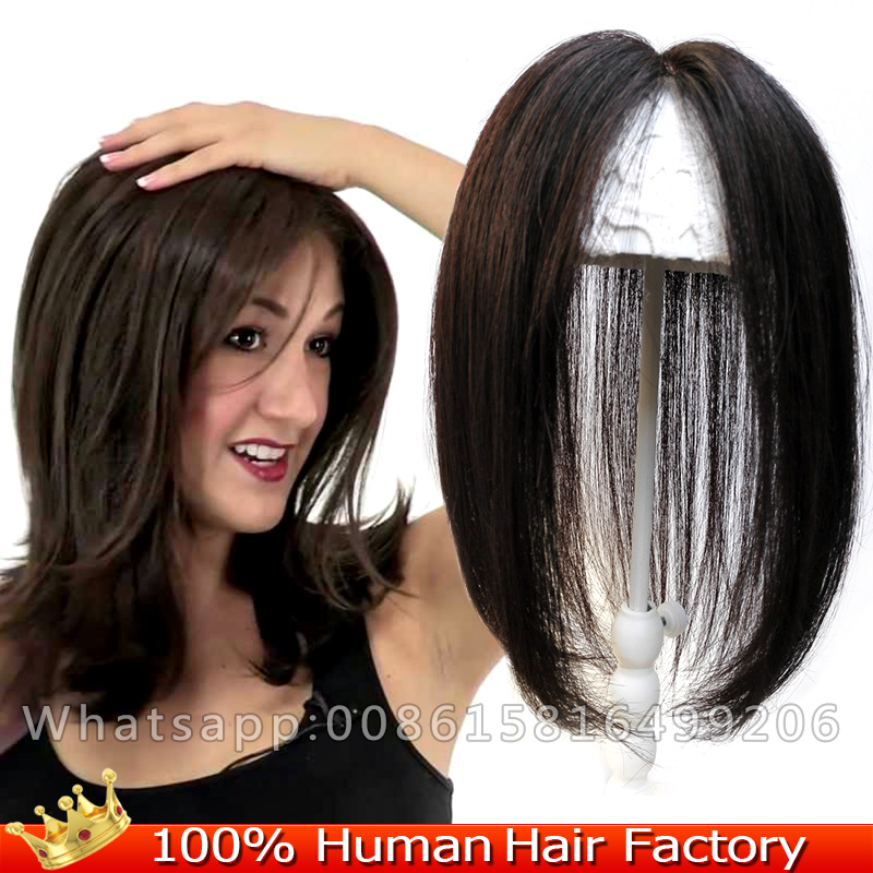 Hair Toppers For Women | 2 7 x3 9 quot mono pu hair toupee thin skin human real hair Hair Toppers For Women | 2 7 x3 9 quot mono pu hair toupee thin skin human real hair