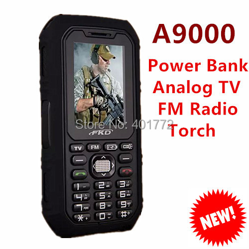 Promotion A9000 Large Capacity Battery Loud Speaker Flashlight TV Outdoor Power Bank Cell Phone