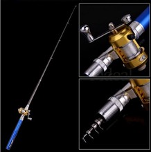 Mini Fishing Rod Pen Angelrute Portable Pocket Aluminum Alloy China Fishing Material Equipment Pole With Reel Set Three Colors