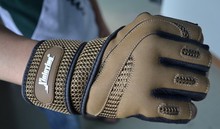 NEW XinLuYing High Quality thicken Fitness fibre Sports Gym Weight Lifting Gloves with 37cm long wrist protect Durable Non-slip