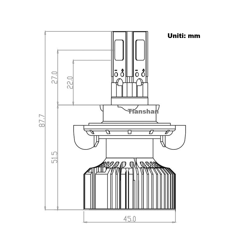 LED Car Headlight LH-A340-H13 -4