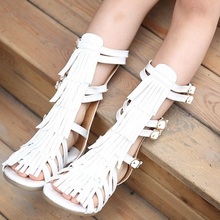 Hug Me Gilrs Sandals 2016 new Kids shoes girls sandals summer princess casual barefoot gladiator Roma sandals for girls BB-732