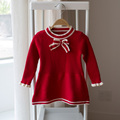 Garlic children s clothing autumn children s clothing child sweater female child small one piece dress