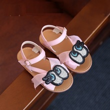 Hug Me Gilrs Sandals 2016 new Kids shoes girls sandals summer princess casual barefoot gladiator Roma sandals for girls BB-733