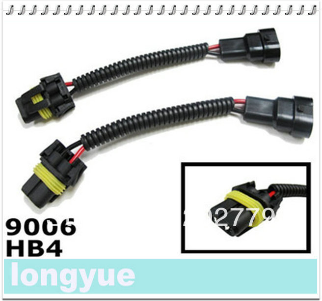 longyue 20pcs 9006 9012 HB4 Extension Wiring Harne...