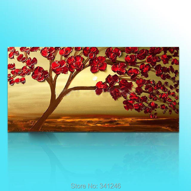 Hand painted big size modern wall art decor living room bedroom ...
