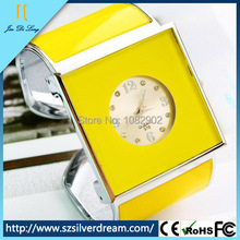 Moda para mujer pulsera relojes breves Casual relojes mujer vestido de cuarzo pulsera relojes de pulsera brazalete correa ancha