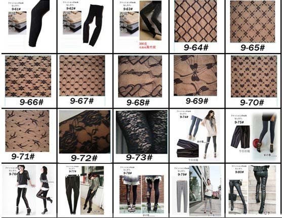 East Knitting FREE SHIP+Wholesale 5pc/lot SED-063 Shiny Metallic High Waist Black Stretch Leather Leggings/Tights/Pants S/M/L