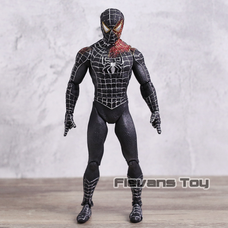 Marvel Legends Black Spiderman PVC 