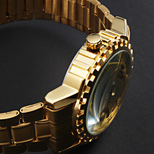 Winner personalized fashion glamor luxury automatic mechanical watch male watch hollow steel JWH050