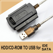 2 Colors Optional 3-in-1 USB 2.0 To IDE / SATA 2.5″,3.5″ Hard Drive Disk HDD SSD 480Mb/s Data Interface Converter Adapter Cable