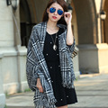 New Fashion Classic Joker All match All Matched Black White Plaid Winter And Autumn Shawl Scarf