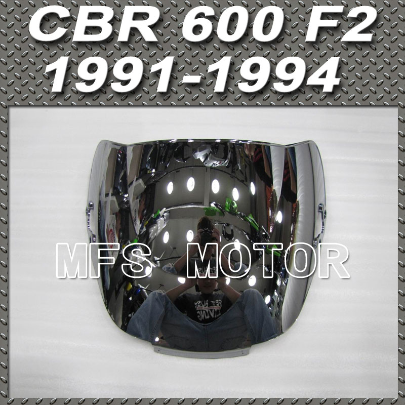 Мотоцикл лобовое стекло / ветровое стекло - серебро для Honda CBR 600 F2 1991 1994 92 93