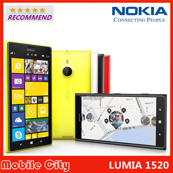   Nokia 1520, lumia GPS Wi-Fi Bluetooth 4,0 6  20MP  4 G 2  32   Lumia