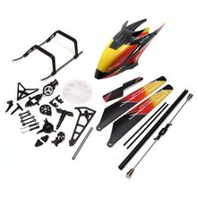 V913 Canopy Landing Skid Main Gear Connect Buckles Swashplate Tail Blade Spare Parts For WLTOYS V913 2.4G 4CH RC Helicopter