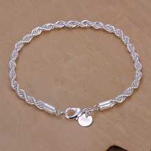 Free shipping 925 sterling silver jewelry bracelet fine fashion bracelet top quality wholesale and retail SMTH207
